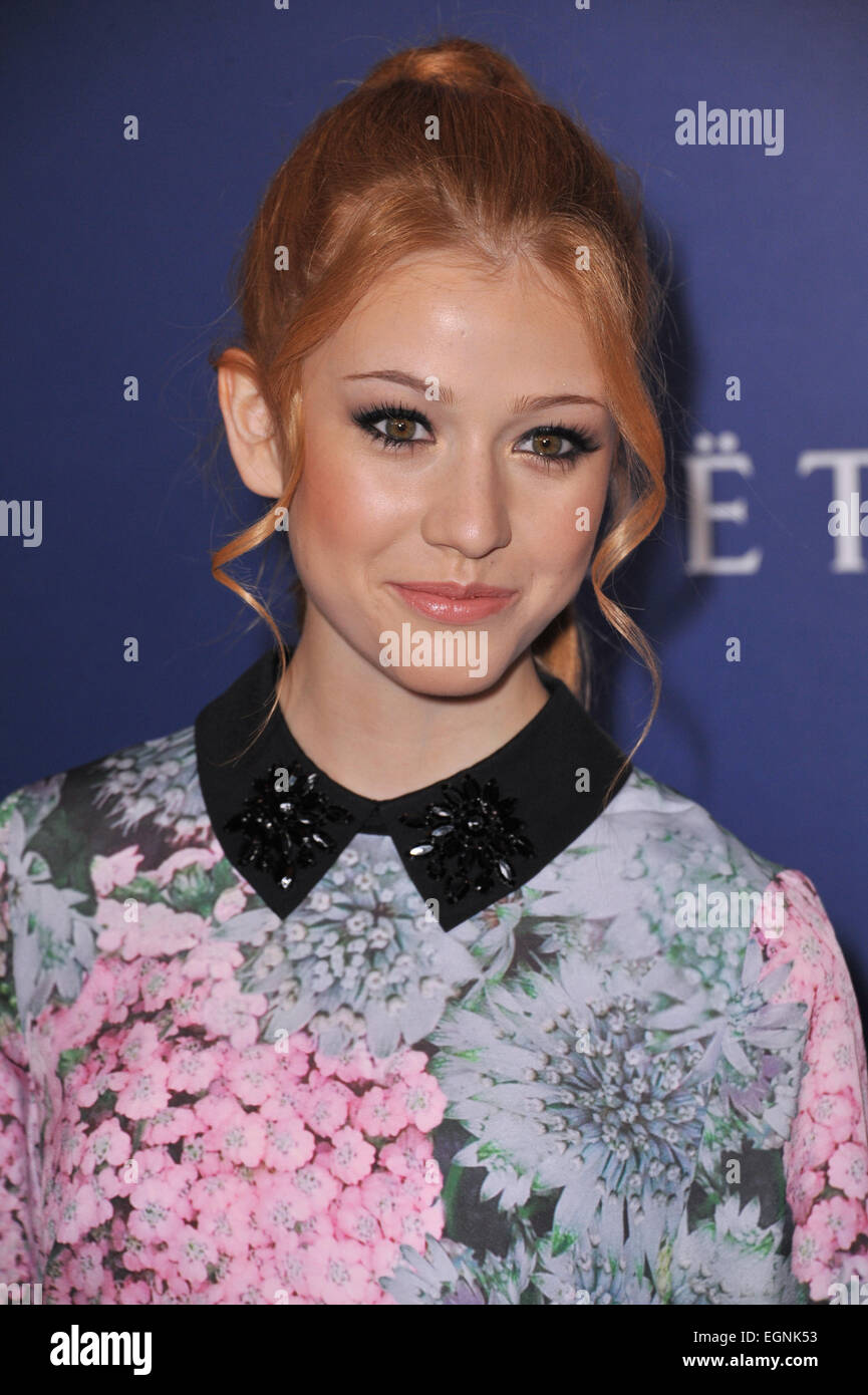 BEVERLY HILLS, CA - AUGUST 14, 2014: Actress Katherine McNamara at the
