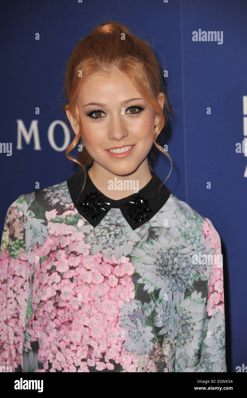 BEVERLY HILLS, CA - AUGUST 14, 2014: Actress Katherine McNamara at the