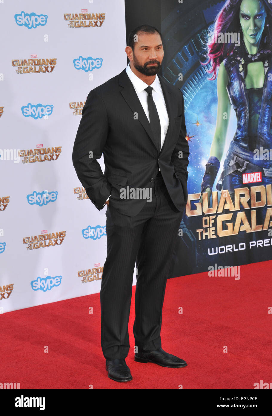 IRON HEAD FITz - Bautista at the Guardians of the Galaxy premiere in July  2014. Born David Michael Bautista Jr. January 18, 1969 (age 46)[1]  Washington, D.C., United States[2] Occupation Professional wrestler