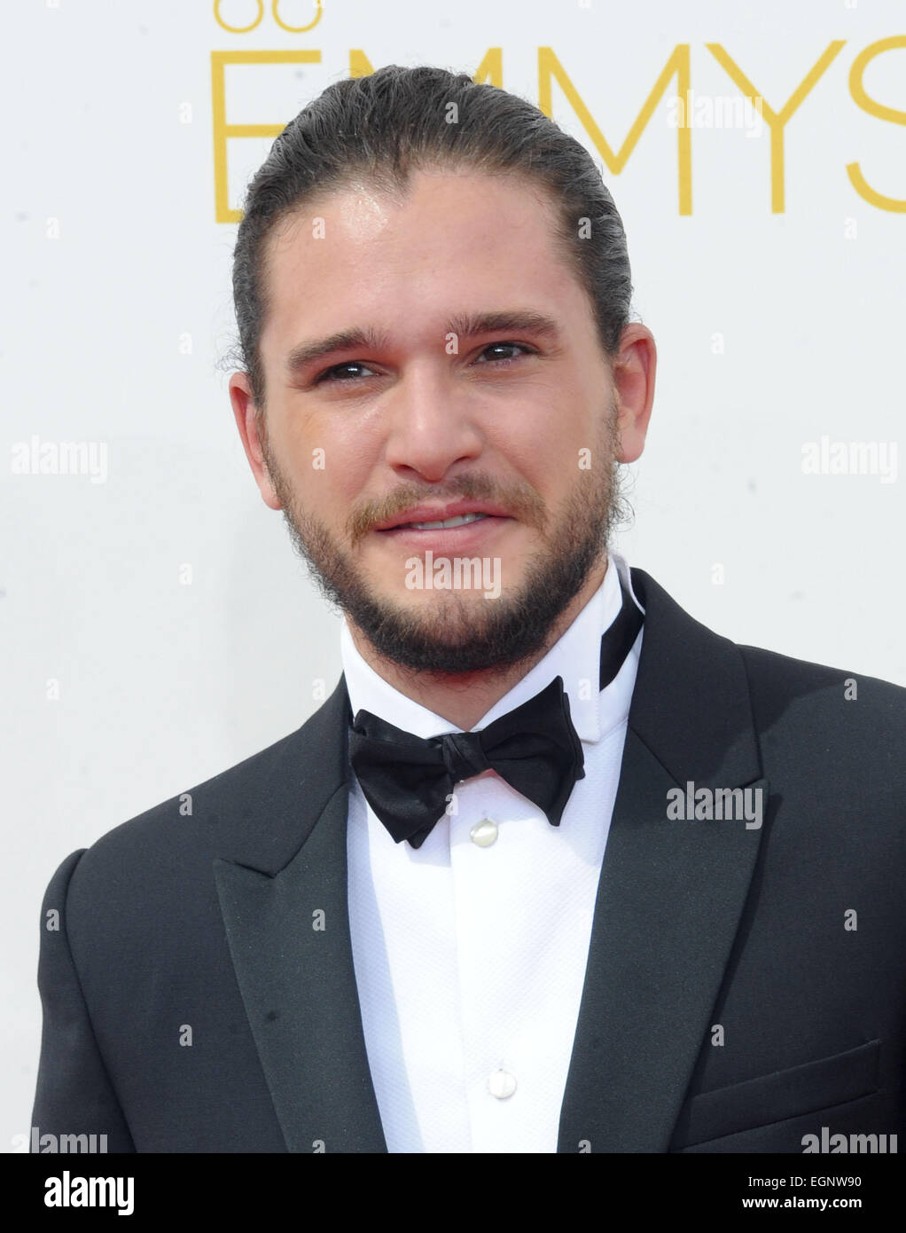 66th Annual Primetime Emmy Awards - Arrivals Featuring: Kitt Harrington ...
