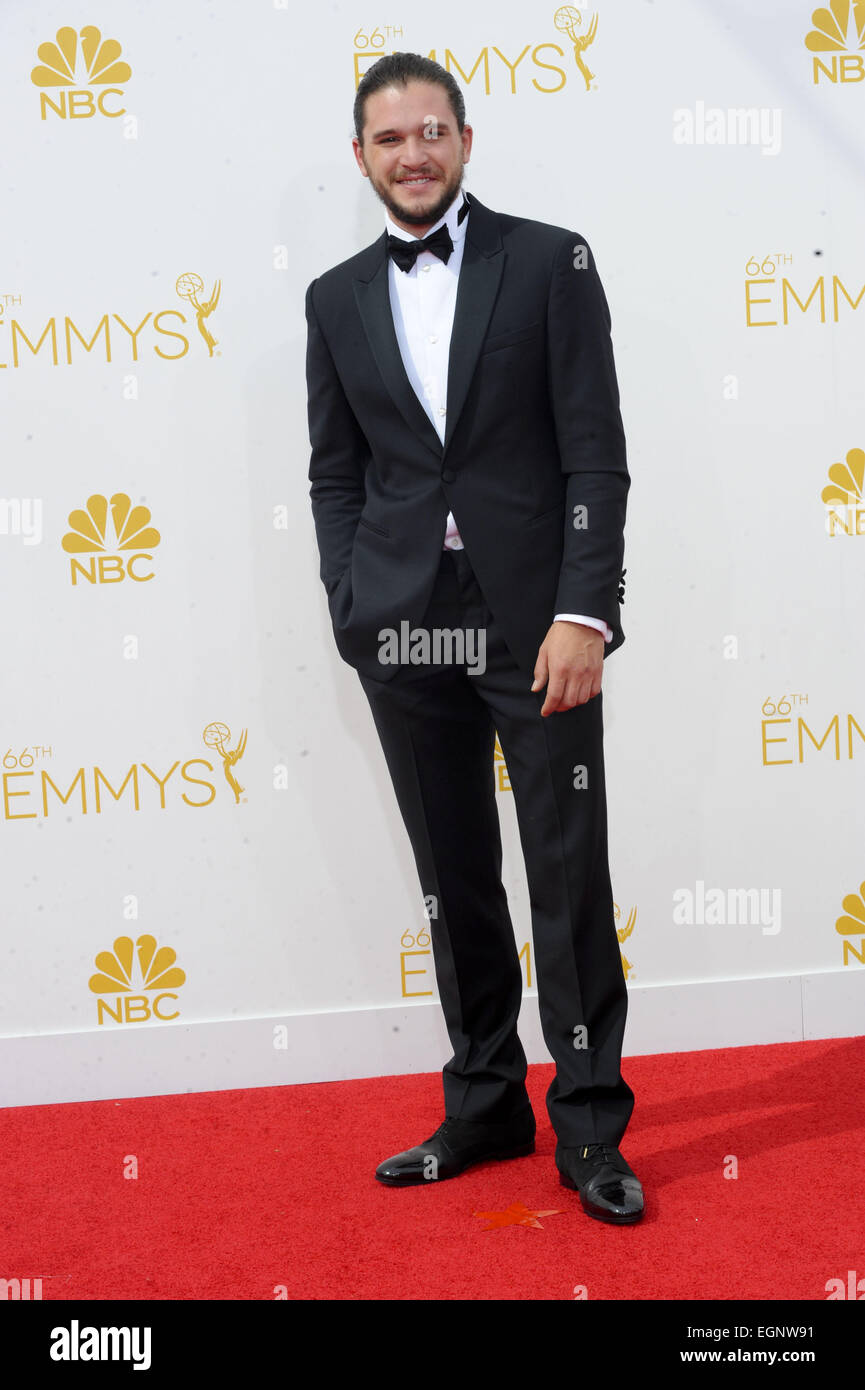 66th Annual Primetime Emmy Awards - Arrivals Featuring: Kitt Harrington ...