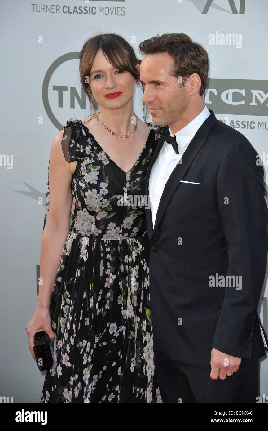 Los Angeles Ca June 5 2014 Emily Mortimer And Husband Alessandro Nivola At The 2014 American