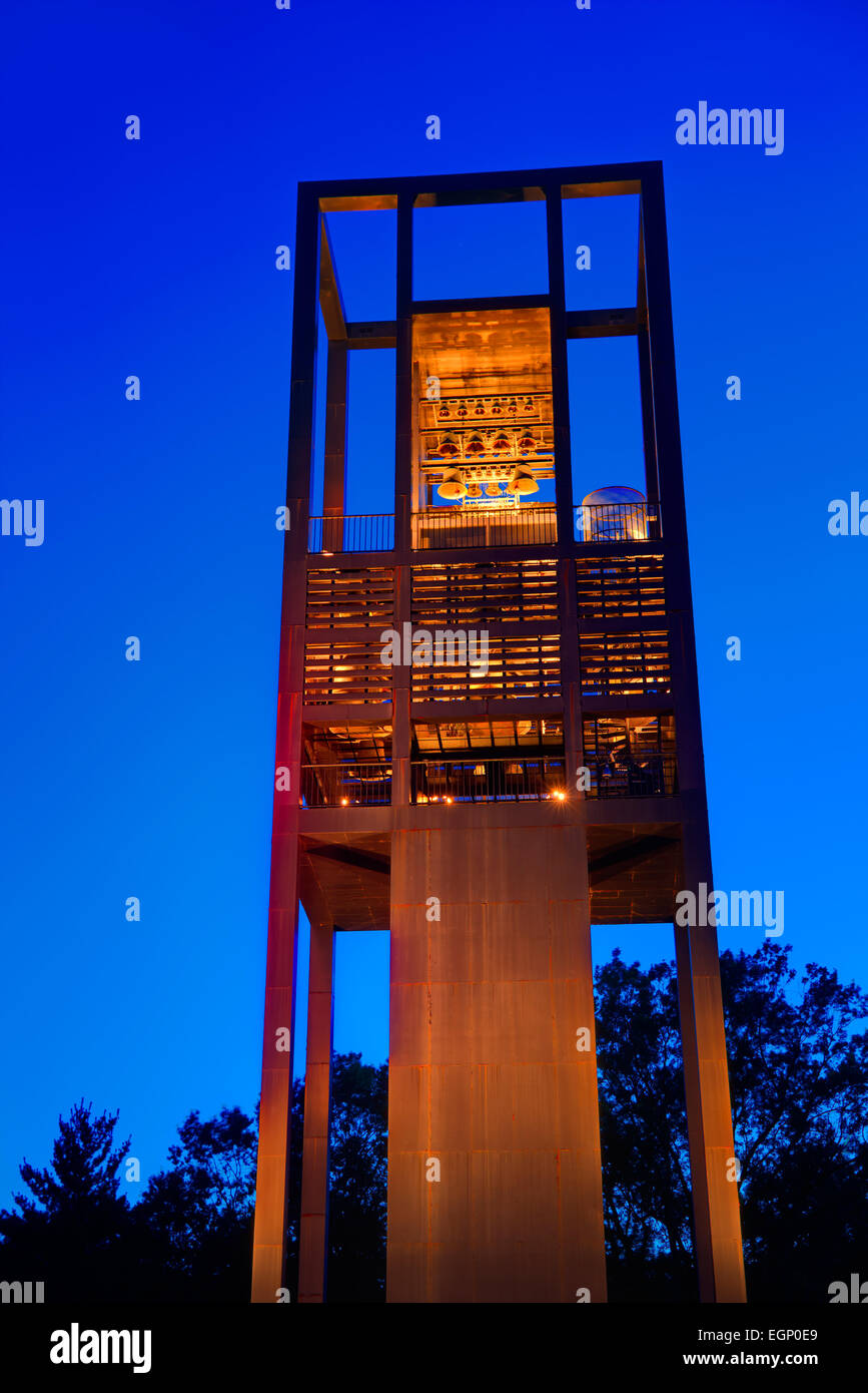 netherlands carillon in Arlington Virginia symbol of friendship Stock Photo