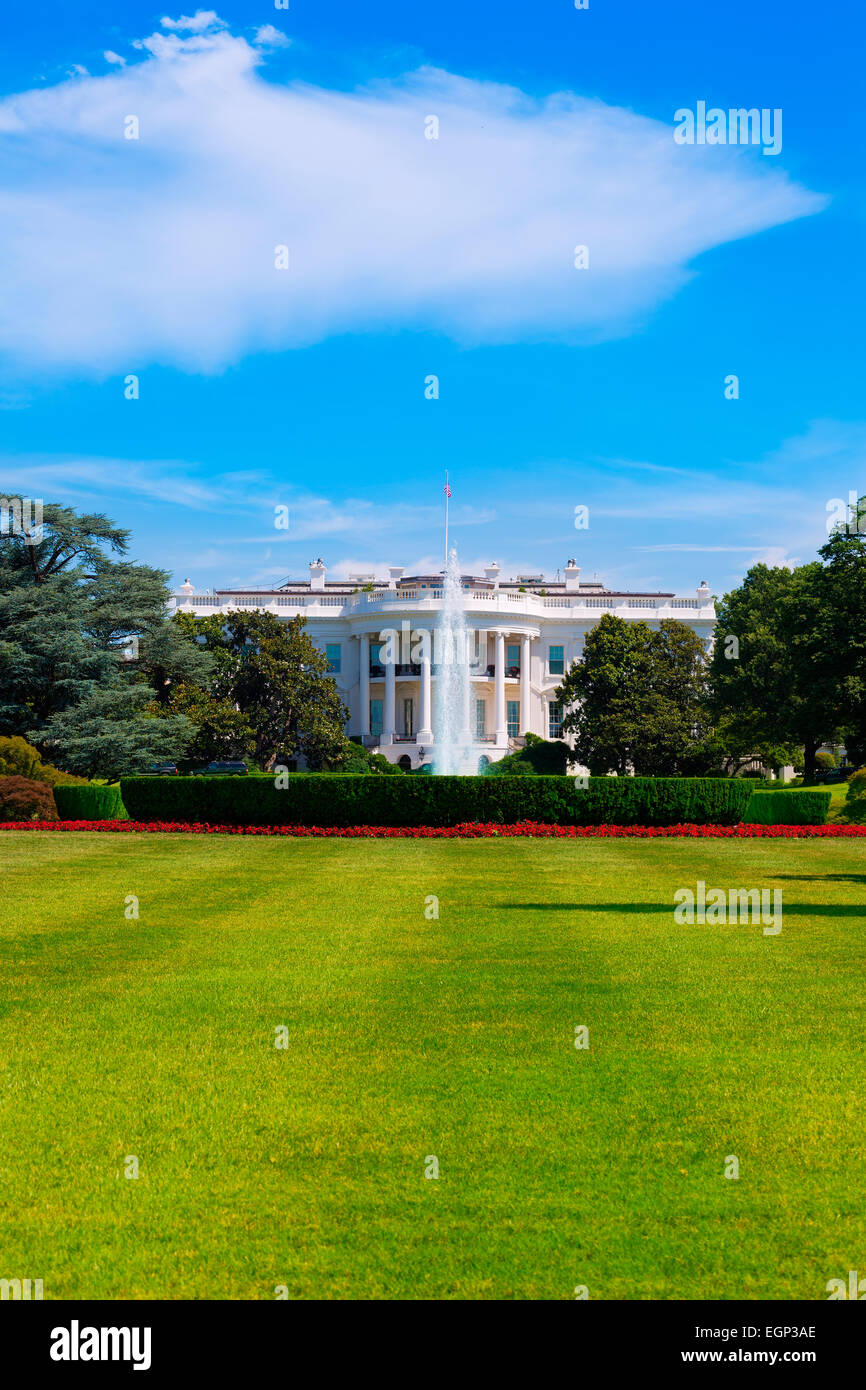 The White House in Washington DC USA United States Stock Photo - Alamy