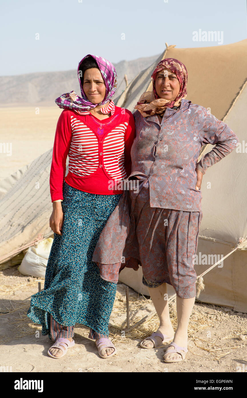Indigenous nomadic people in Golestan Park, Iran Stock Photo - Alamy
