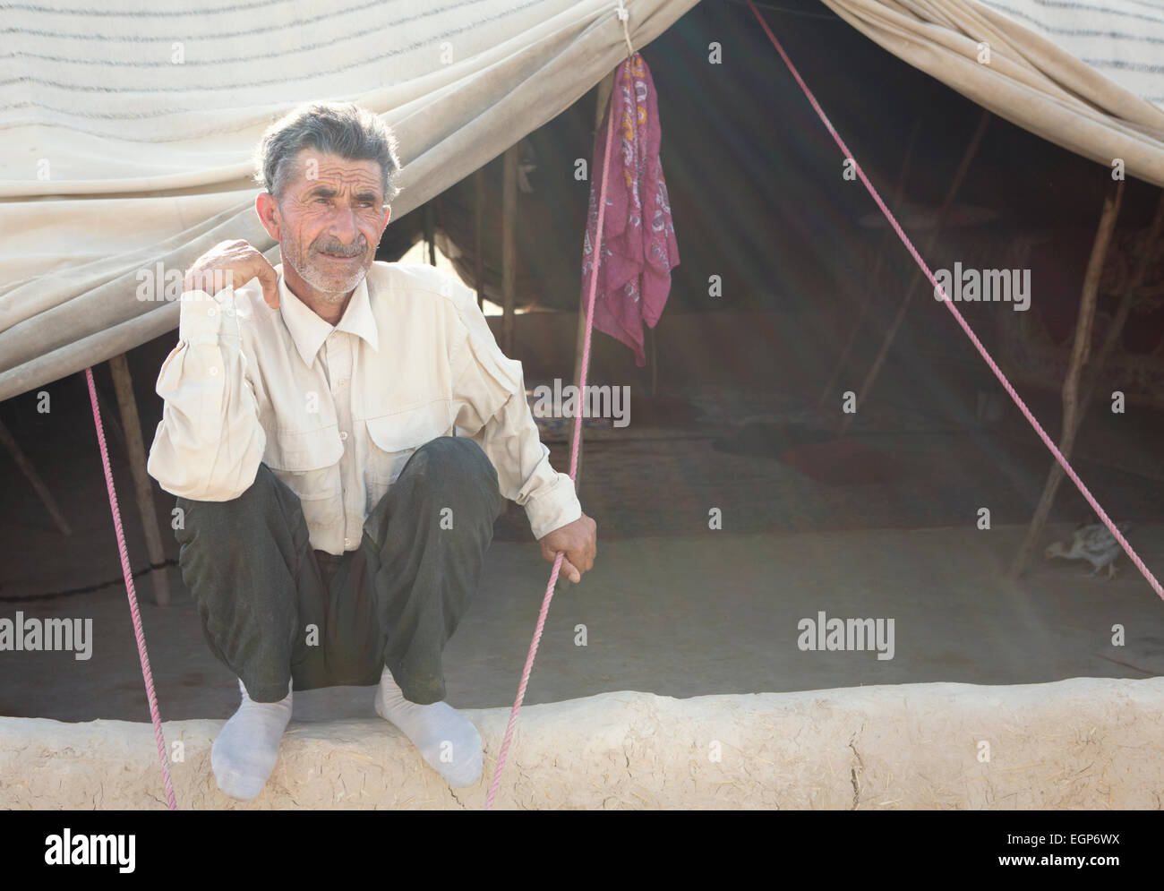 Indigenous nomadic people in Golestan Park, Iran Stock Photo - Alamy