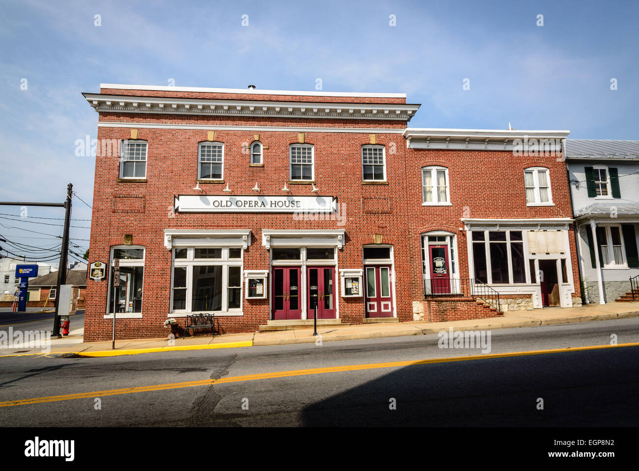 Old Opera House Theatre Company, 204 North George Street, Charles Town, West Virginia Stock Photo