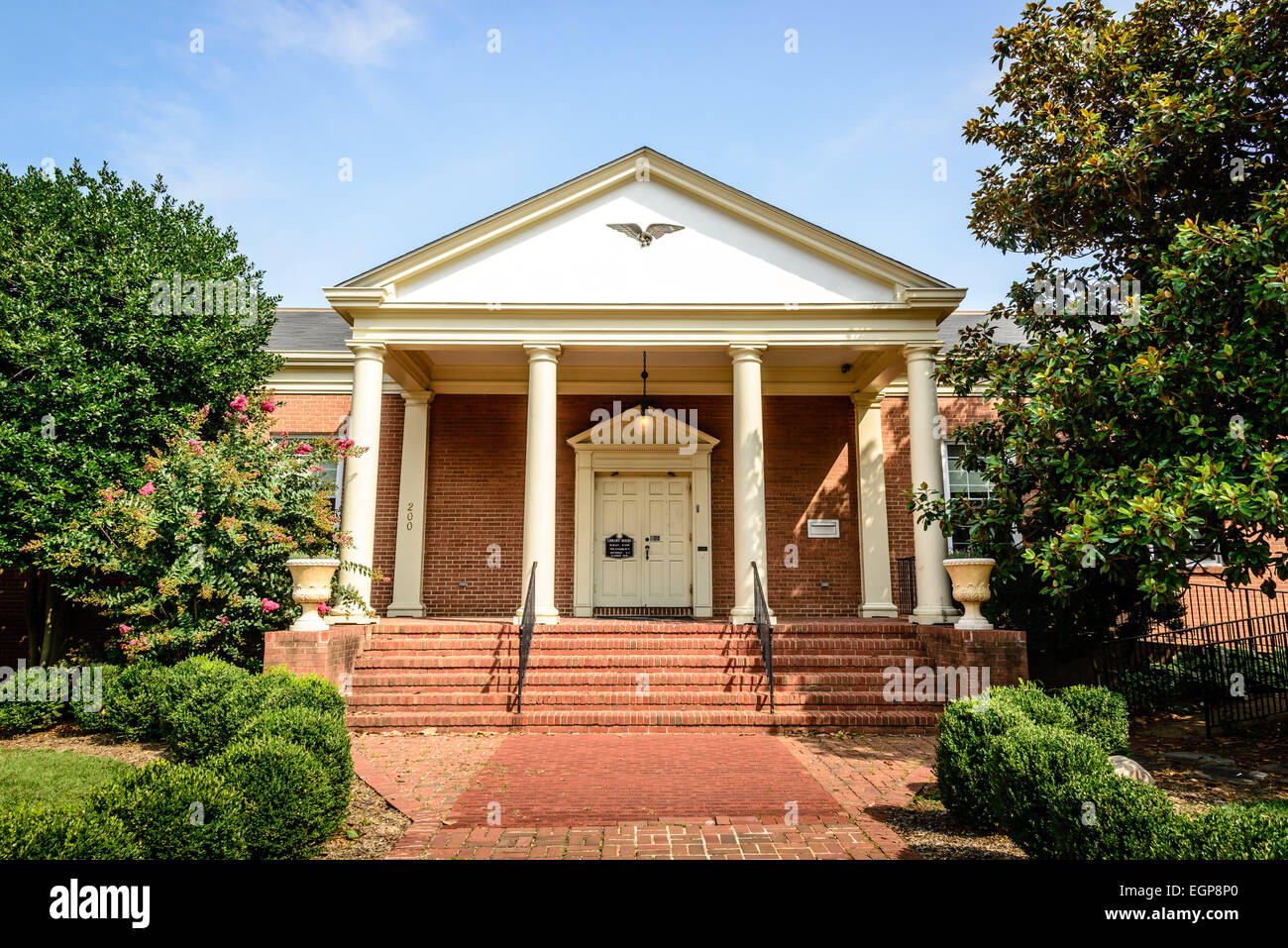 Charles Town Library & Jefferson County Museum, 200 East Washington Street, Charles Town, West Virginia Stock Photo