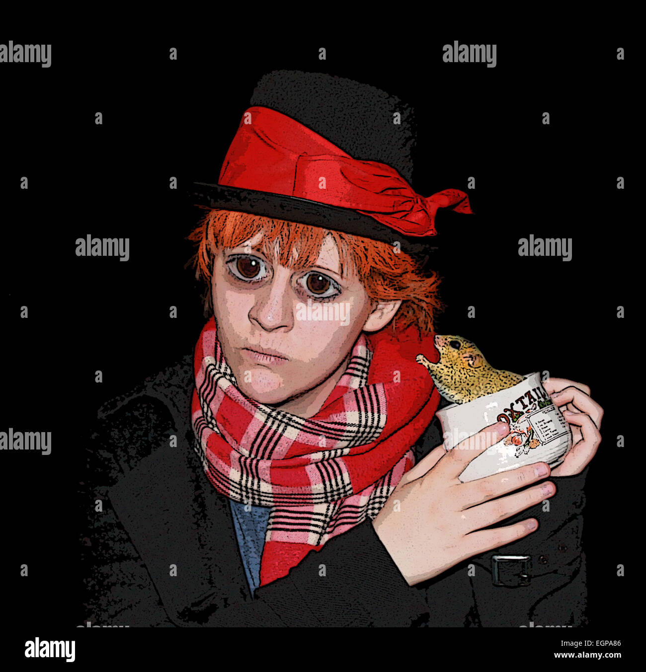 Mad hatter cartoon hires stock photography and images Alamy