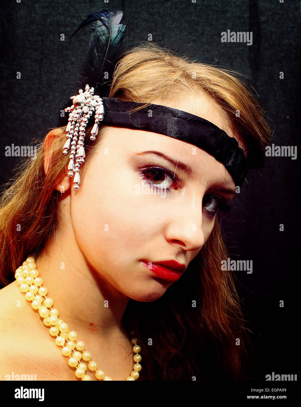 Flapper Girl Stock Photo 79167013 Alamy