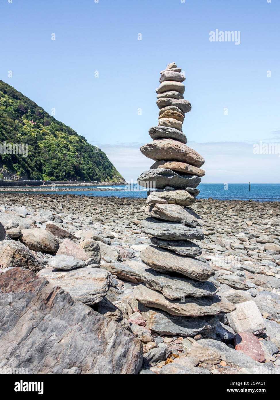 Stone tower sea beach hi-res stock photography and images - Alamy