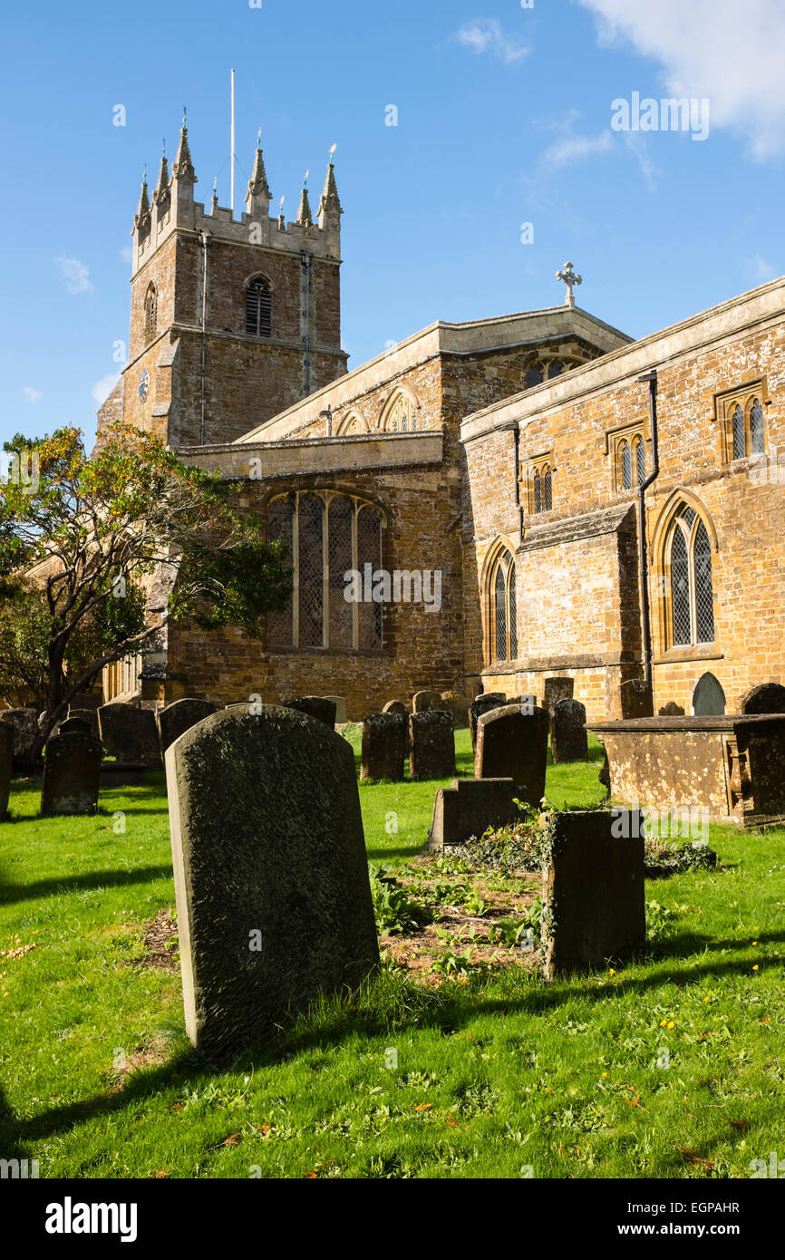 St. Peter and St. Paul Church of England parish church and cemetery, in