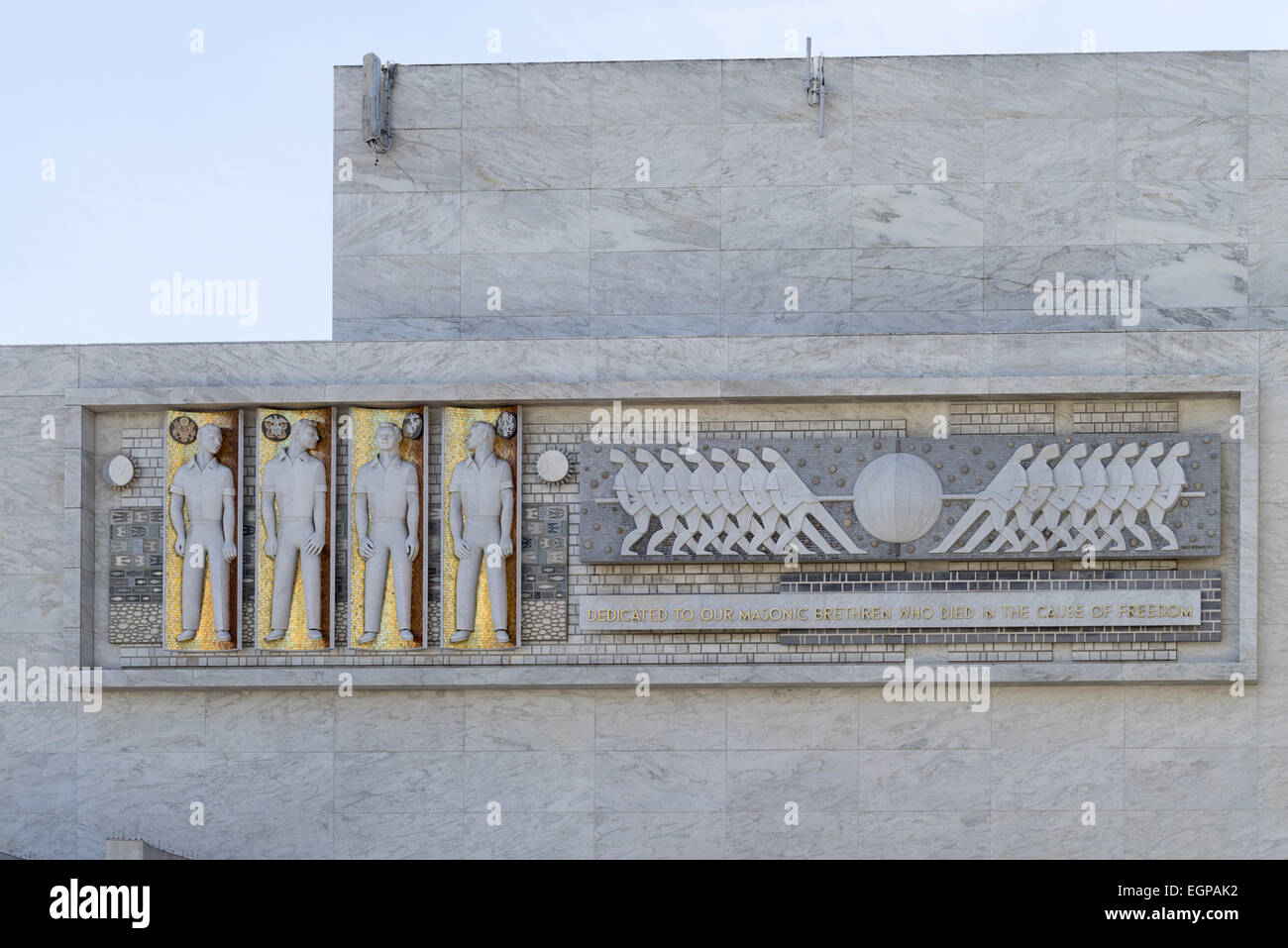 Nob Hill Masonic Center, San Francisco, CA. Stock Photo