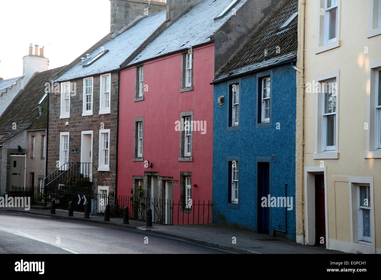 Anstruther streetscape. Stock Photo