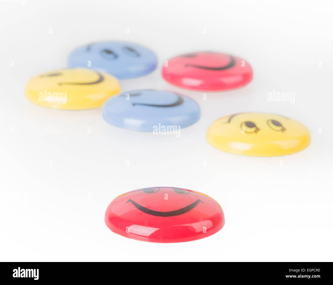 smile isolated on white background Stock Photo