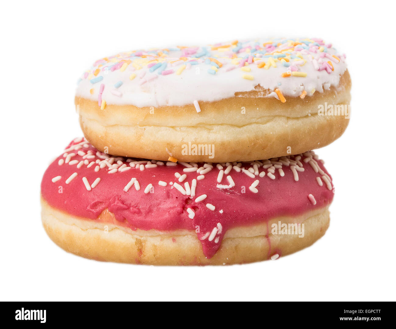 donut isolated on white background Stock Photo - Alamy