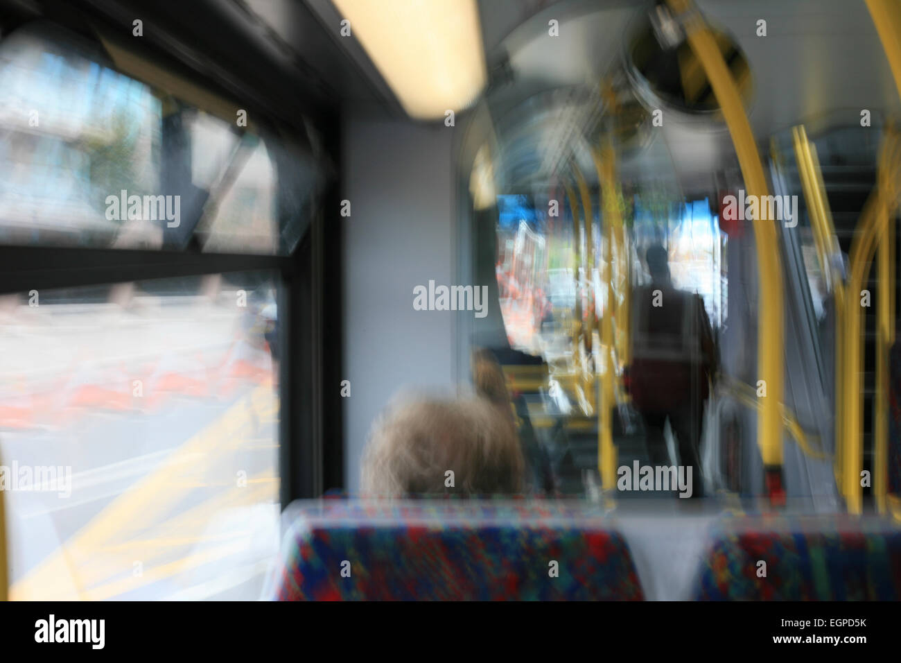 Shaky bus ride Stock Photo Alamy