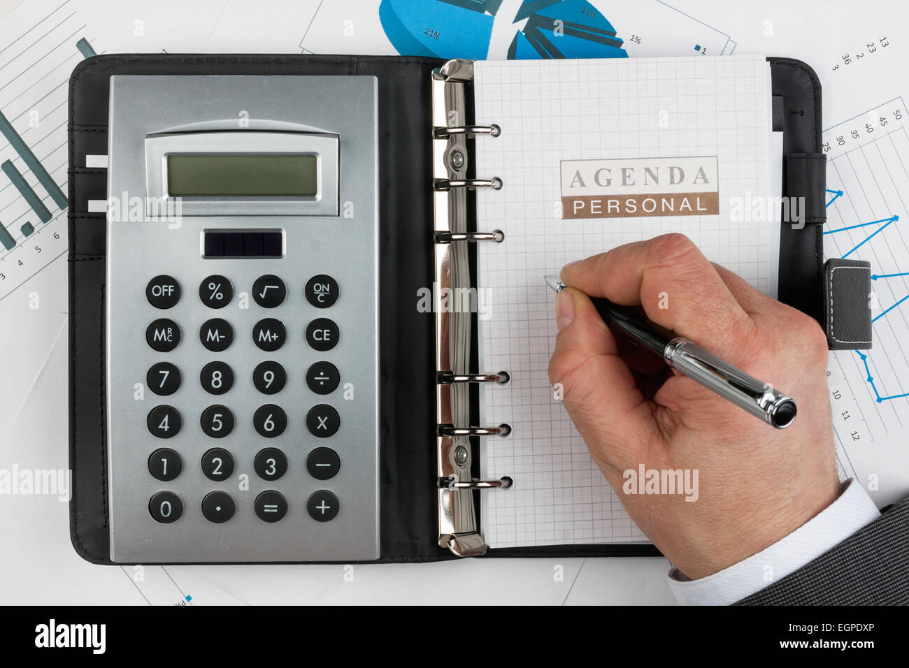 Spreadsheet and calculator hi-res stock photography and images - Alamy