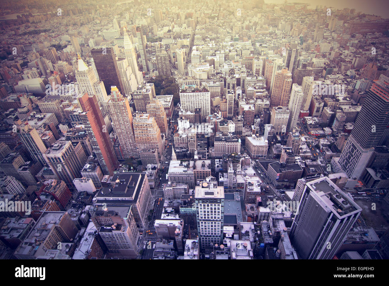 aerial image of new york city Stock Photo - Alamy