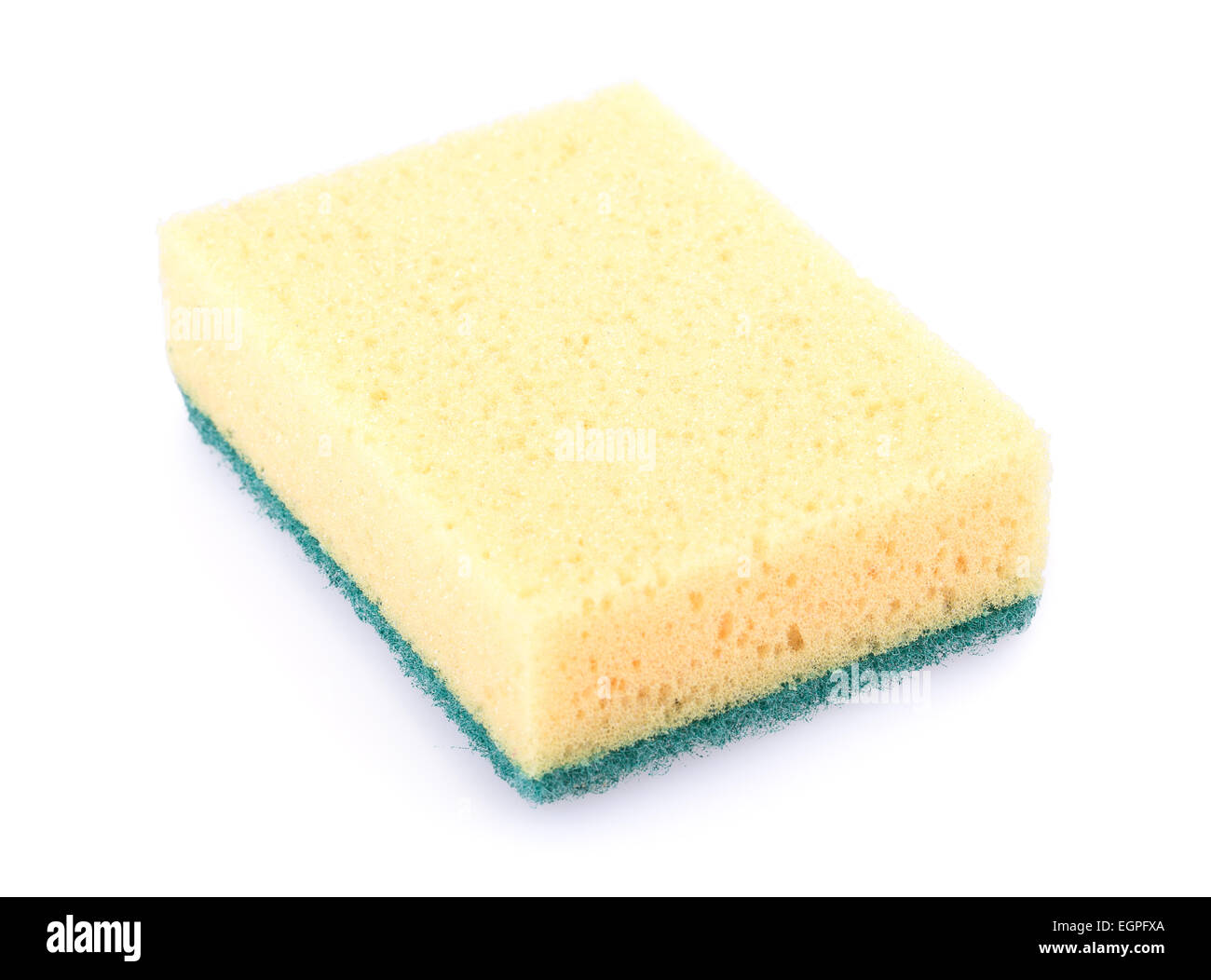 kitchen sponges isolated on white background Stock Photo