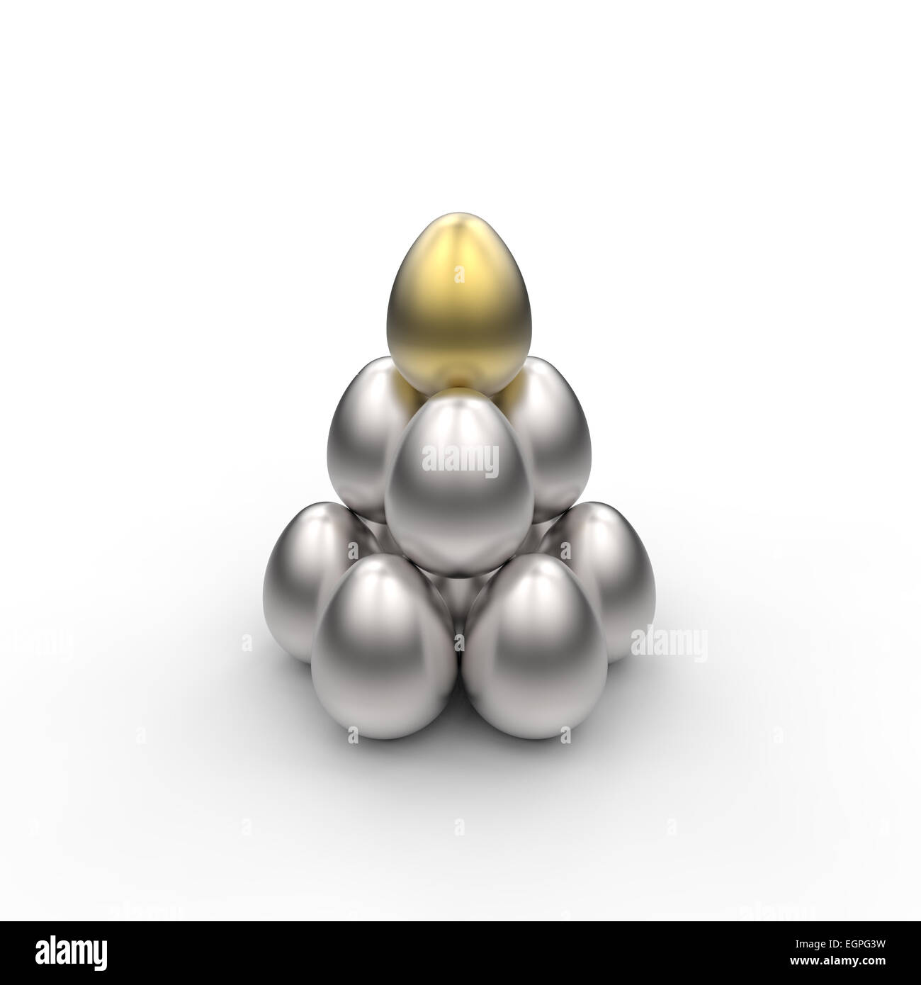 Golden foil eggs hi-res stock photography and images - Alamy