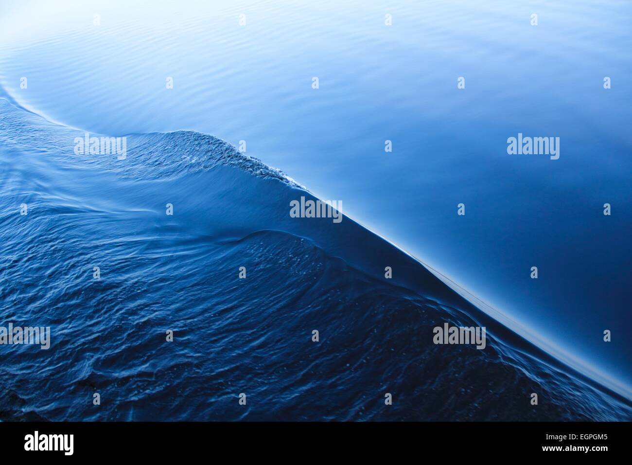 Blue Water Background Stock Photo - Alamy