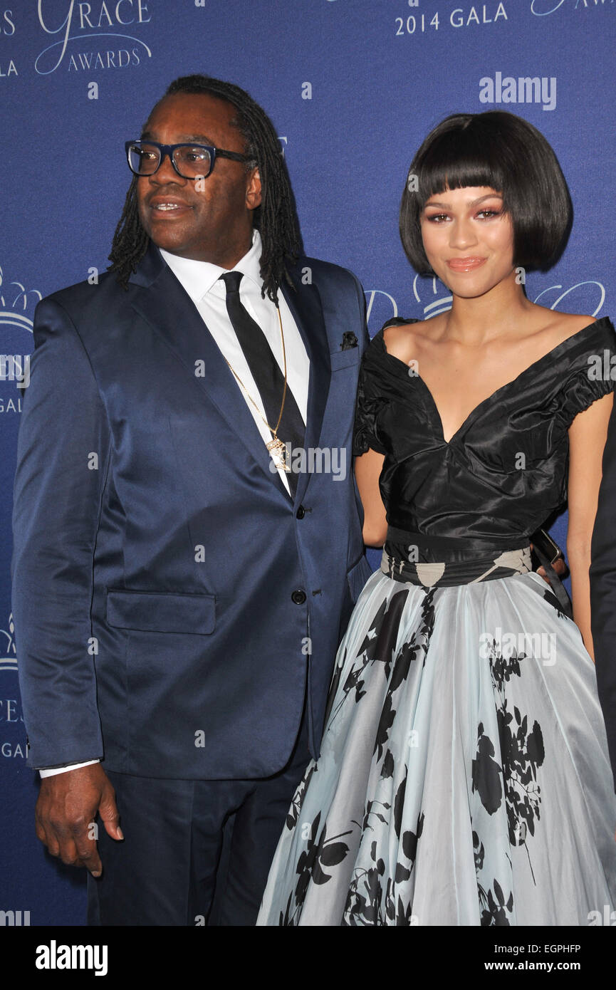 Zendaya coleman and father High Resolution Stock Photography and Images