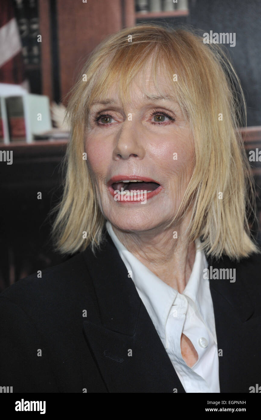 LOS ANGELES, CA - OCTOBER 1, 2014: Sally Kellerman at the Los Angeles premiere of 'The Judge' at the Samuel Goldwyn Theatre, Beverly Hills. Stock Photo