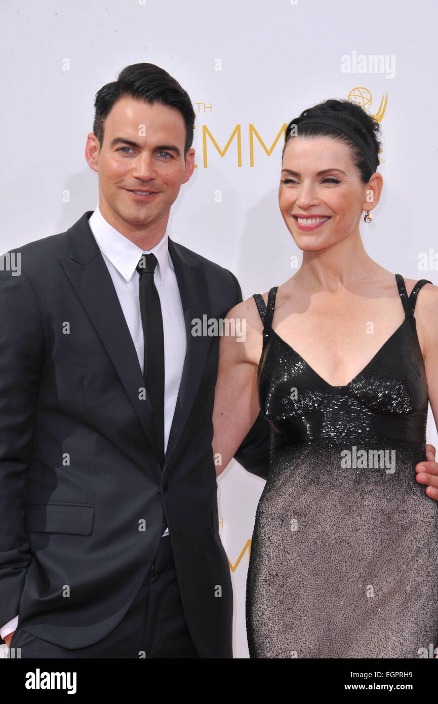 LOS ANGELES, CA - AUGUST 25, 2014: Julianna Margulies at the 66th