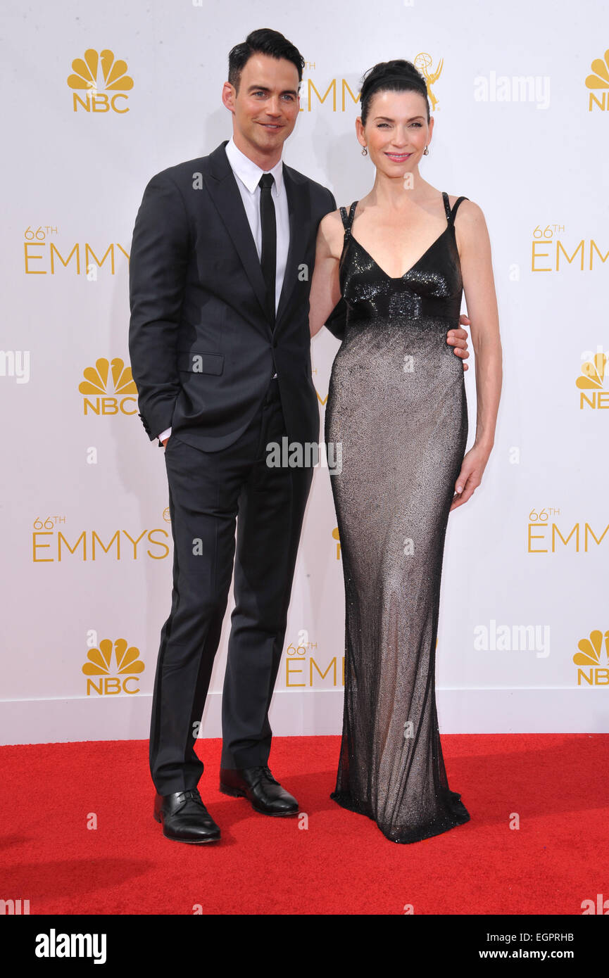 LOS ANGELES, CA - AUGUST 25, 2014: Julianna Margulies at the 66th