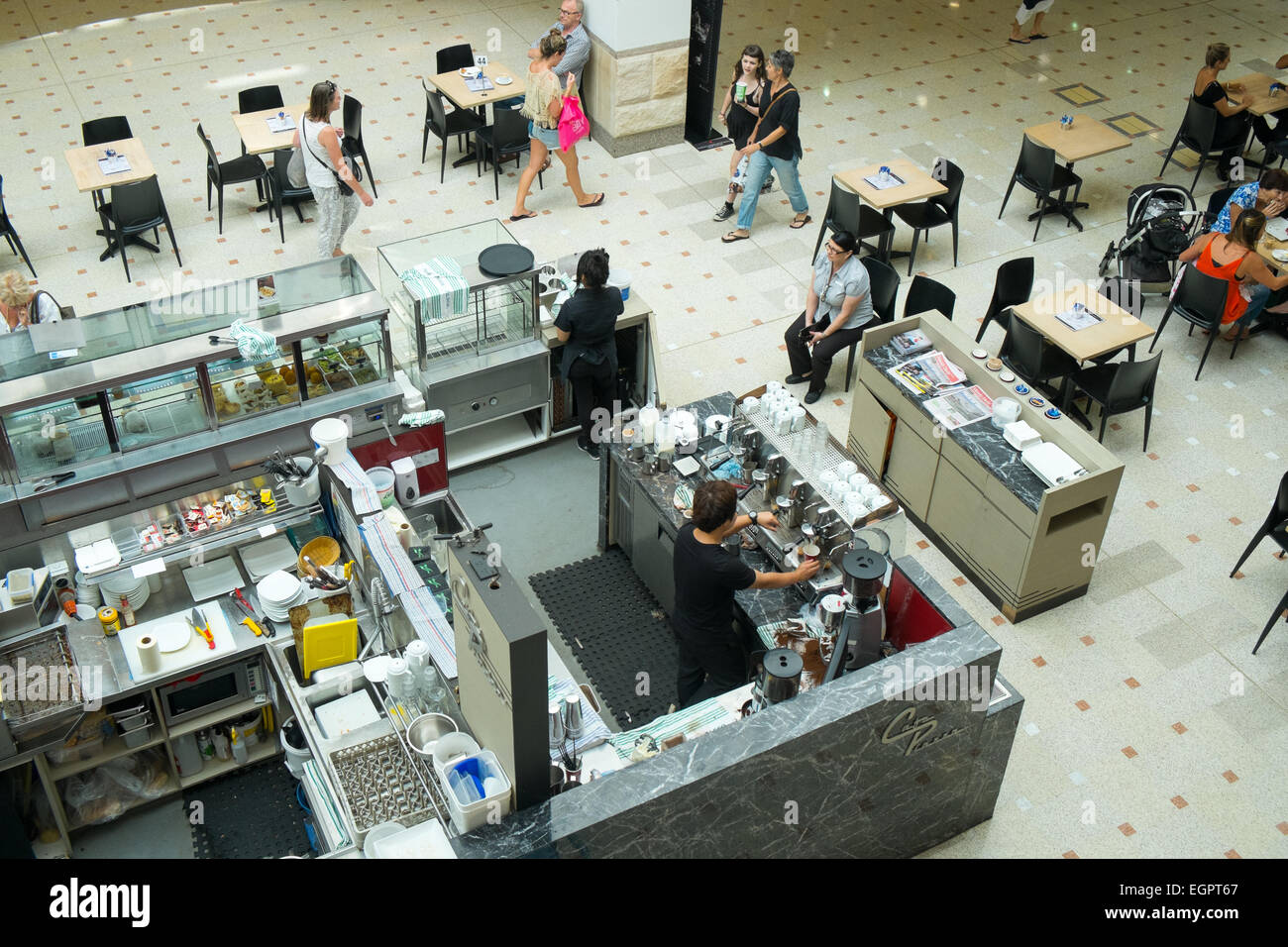coffee cafe shop in sydneys warringah mall shopping centre,brookvale