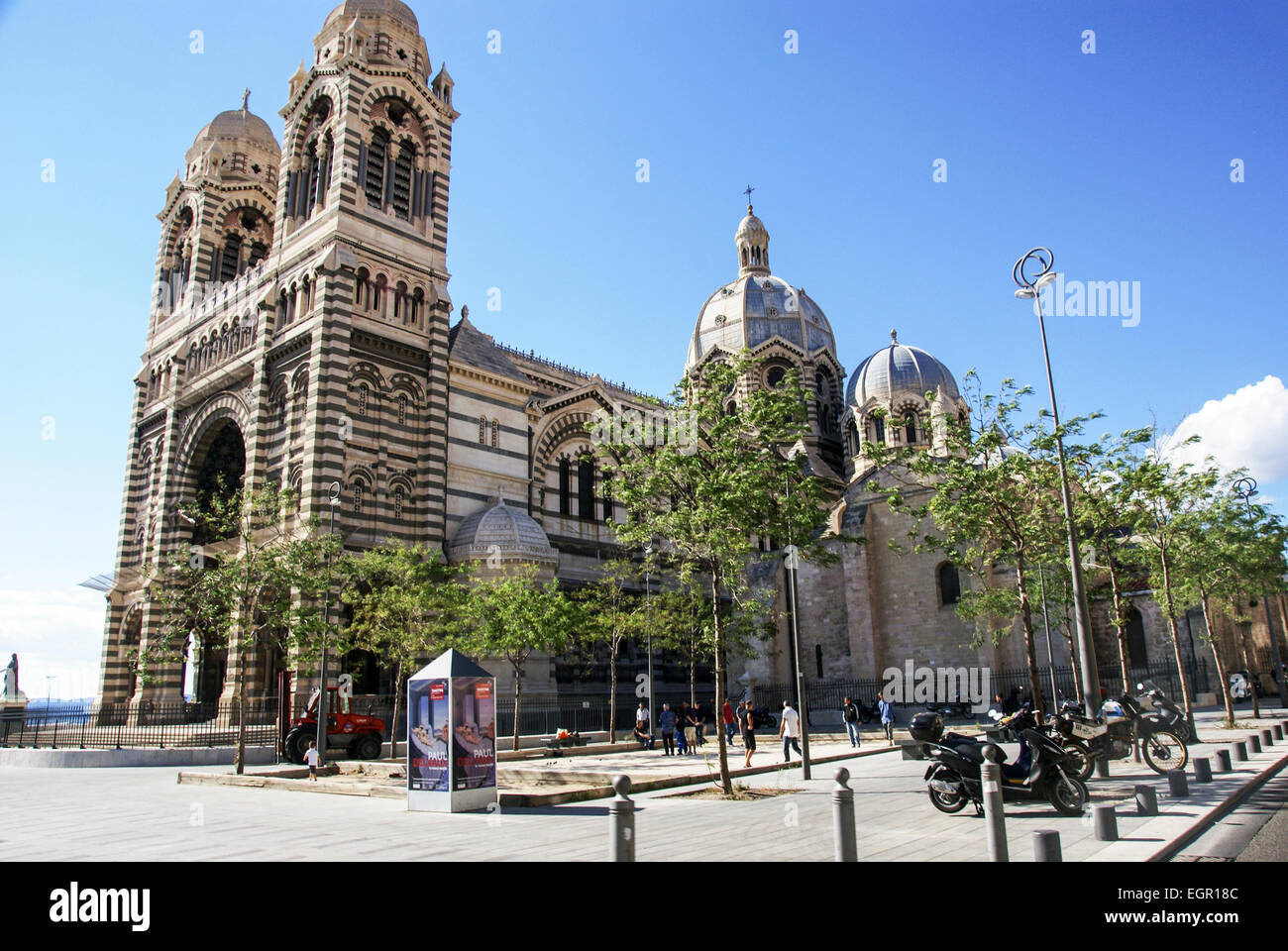 Marseille Cathedral, Roman Catholic cathedral in Marseille, southern France Stock Photo