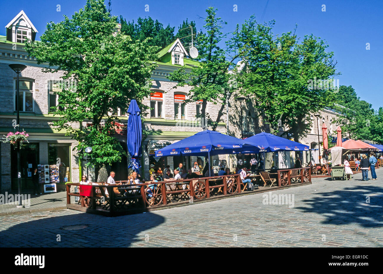 Kalle Kusta Pub and Restaurant in Viru Old town of Tallinn Estonia Stock Photo