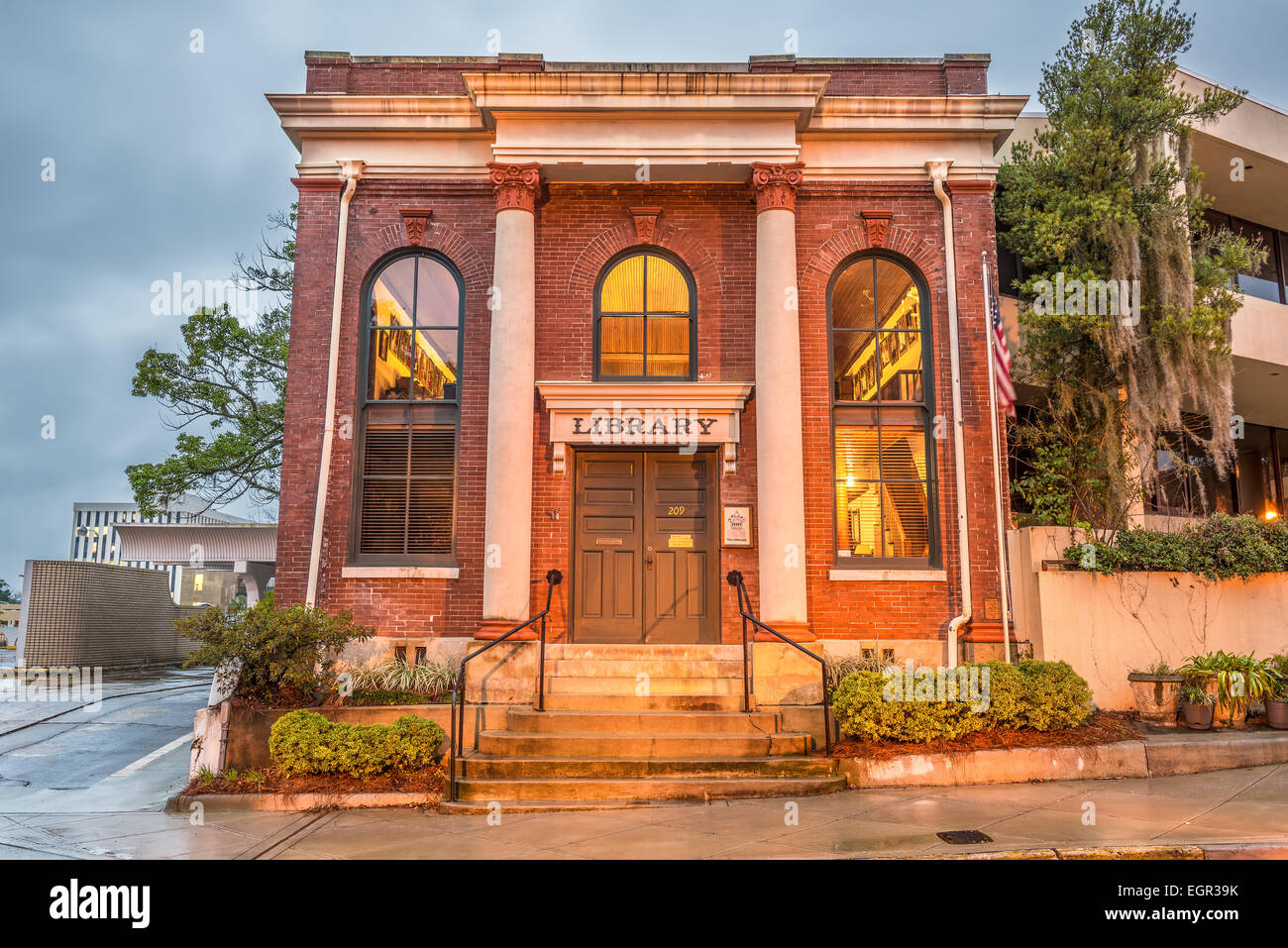 David S. Walker Library (also known as The University Library) in Tallahassee, Florida Stock Photo