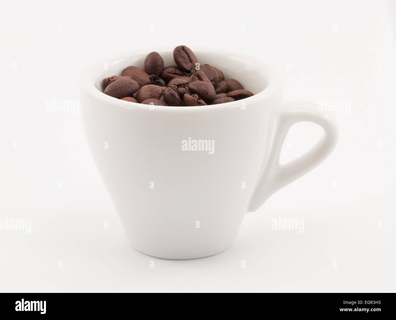 cup of coffee isolated on white background Stock Photo - Alamy