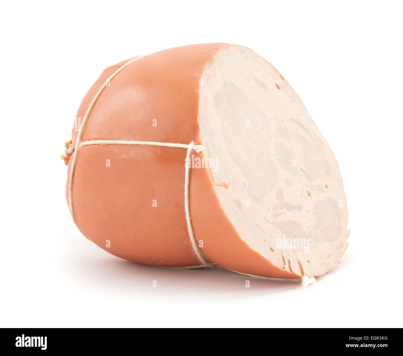 sausage isolated on white background Stock Photo