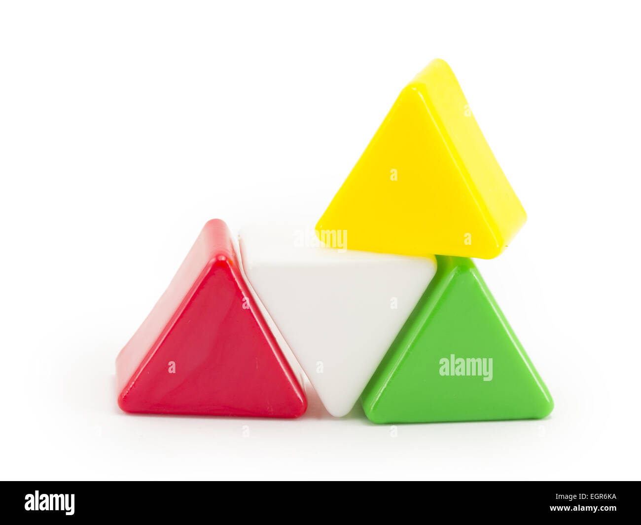 baby toy blocks isolated on white background Stock Photo - Alamy