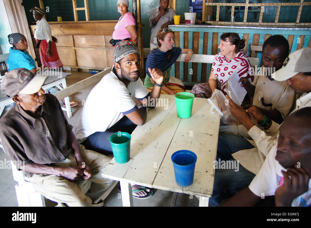 Home made banana beer, Arusha, Tanzania Stock Photo Alamy