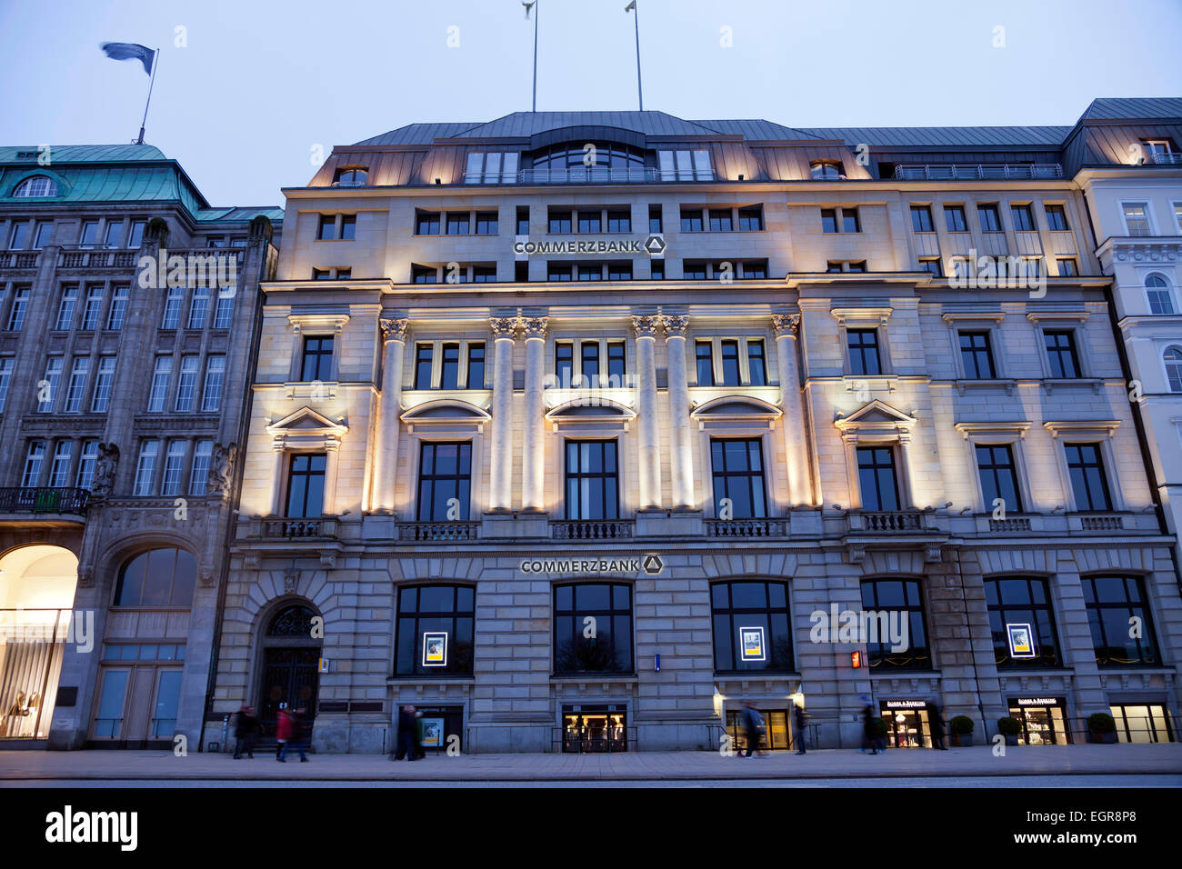 Commerzbank Building Hamburg Germany Stock Photo Alamy