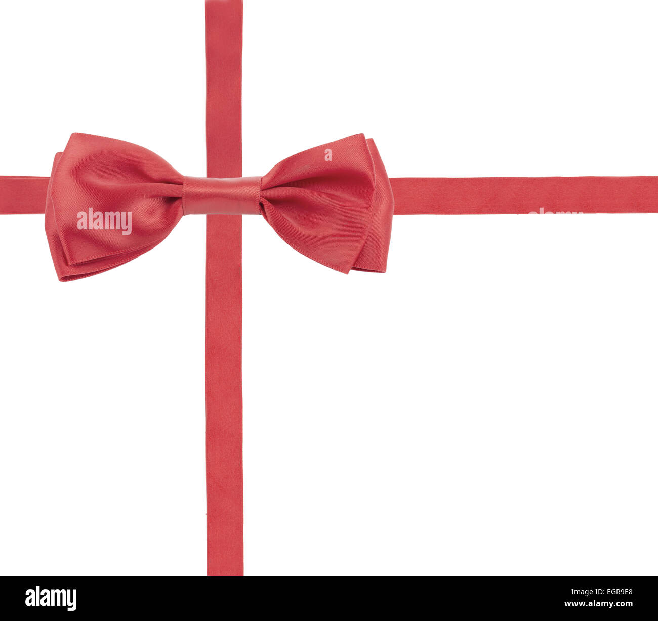bow ribbon isolated on white background Stock Photo - Alamy
