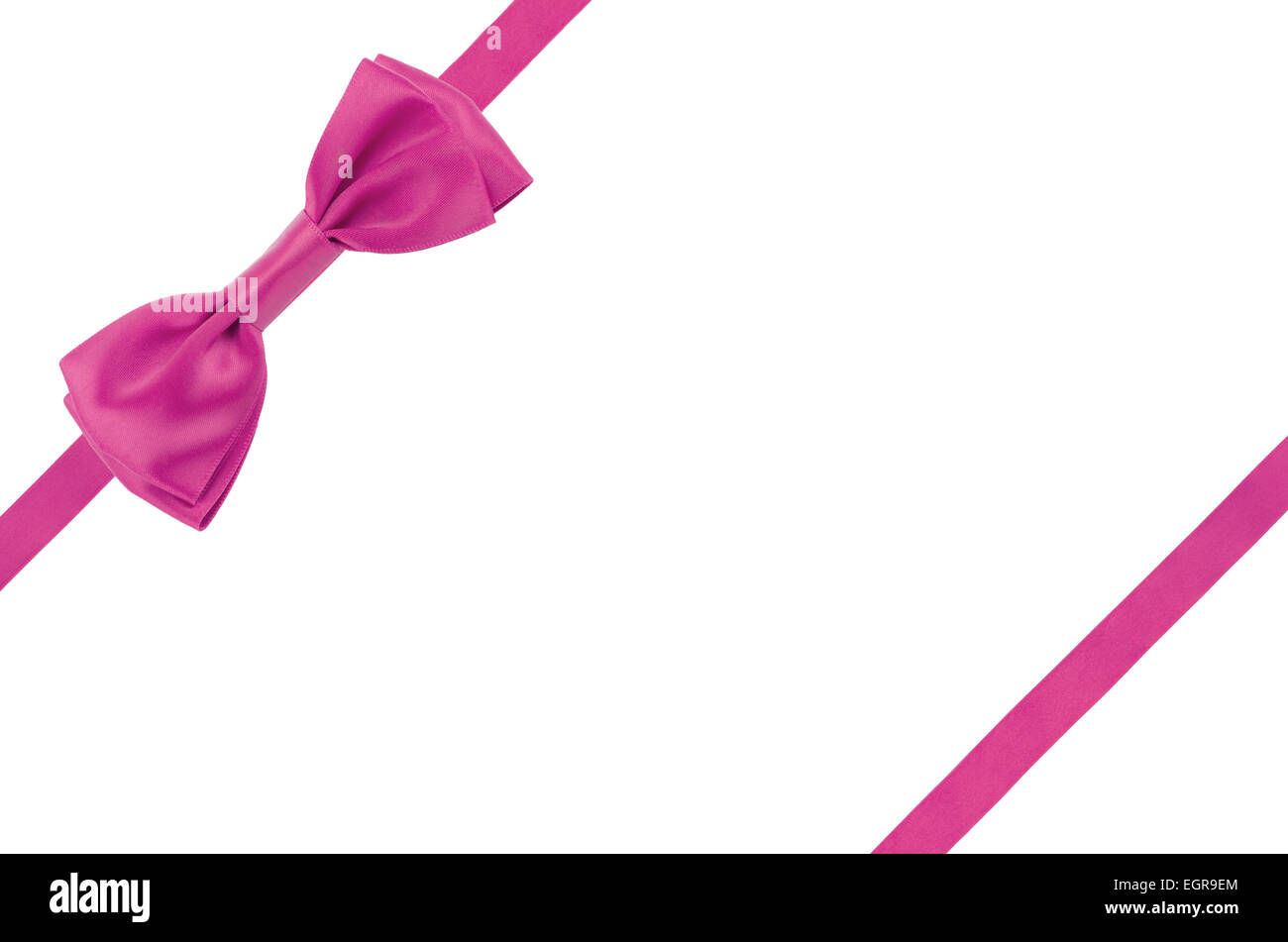 bow ribbon isolated on white background Stock Photo - Alamy