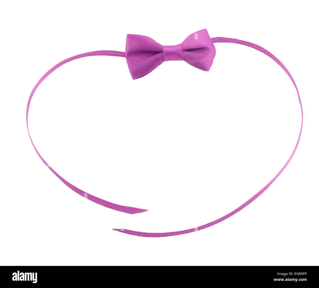 bow ribbon isolated on white background Stock Photo - Alamy