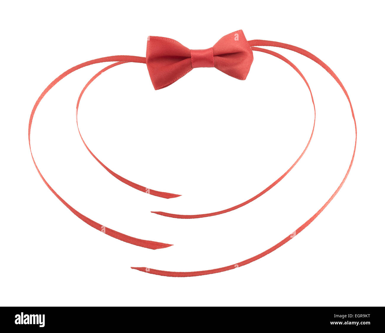 bow ribbon isolated on white background Stock Photo - Alamy