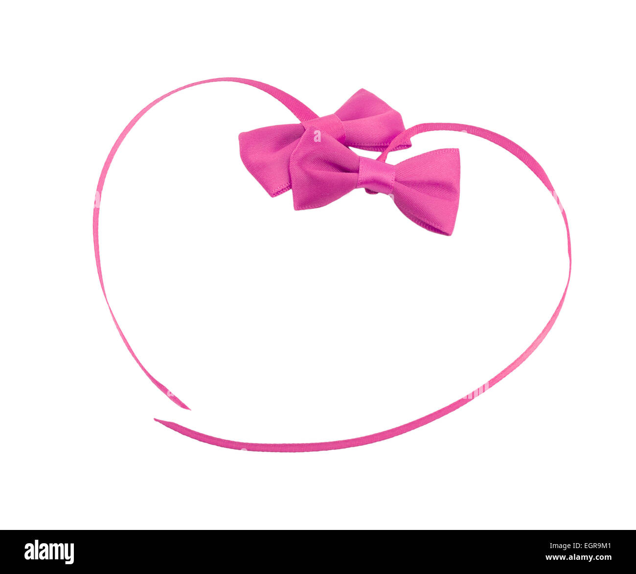 bow ribbon isolated on white background Stock Photo - Alamy