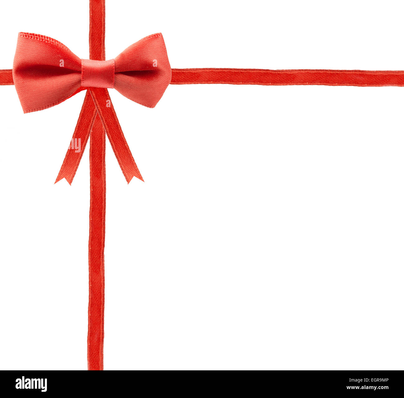 bow ribbon isolated on white background Stock Photo - Alamy