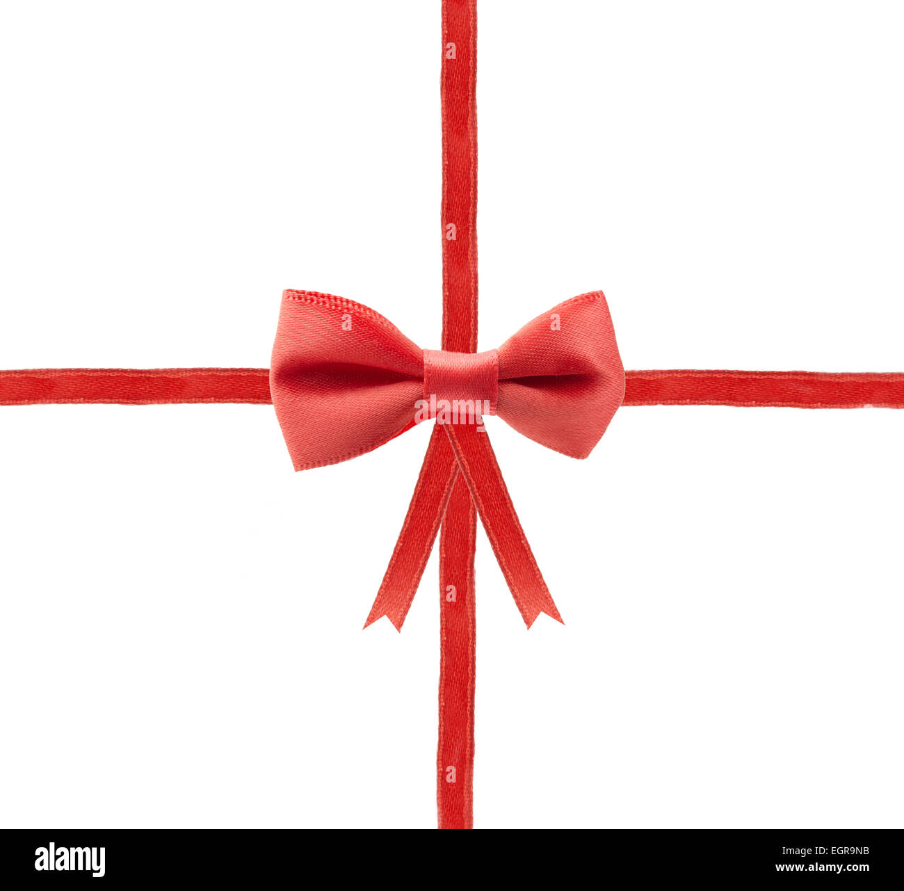 bow ribbon isolated on white background Stock Photo - Alamy