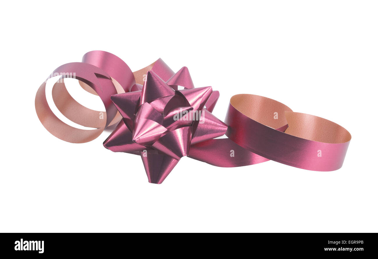 bow ribbon isolated on white background Stock Photo - Alamy