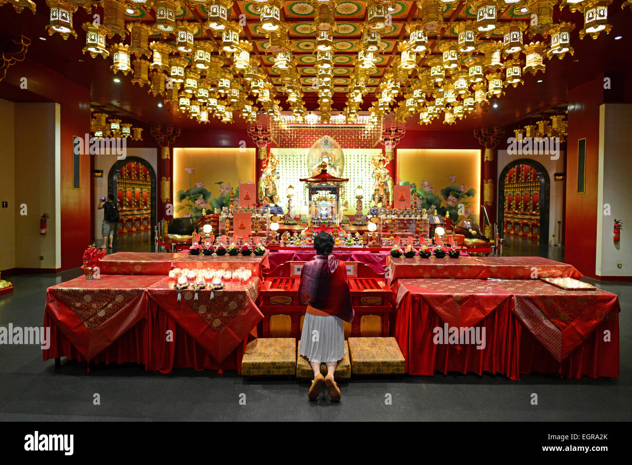 Buddha Tooth Relic Temple in South Bridge Road, Singapore. Stock Photo