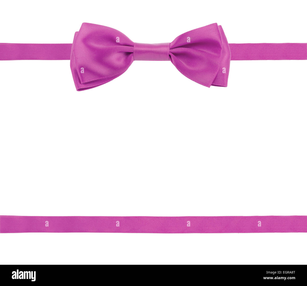 bow ribbon isolated on white background Stock Photo - Alamy