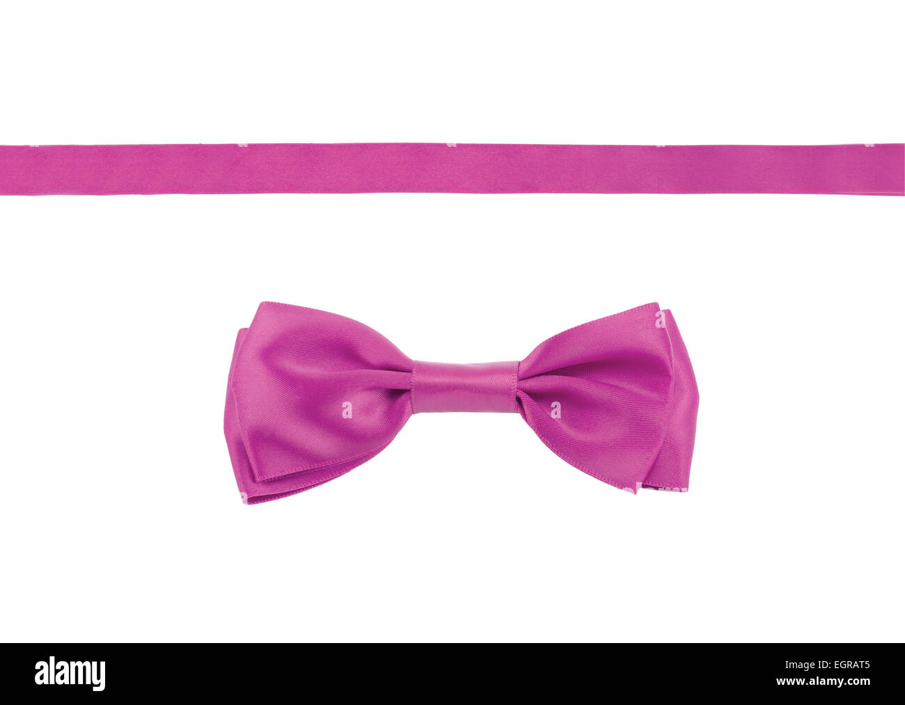 bow ribbon isolated on white background Stock Photo - Alamy